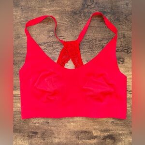 Red Lace Women's Bralette